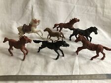 Figurines Dulcop Nardi? : lot chevaux pour indiens cow-boys, Western, Far west