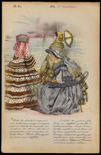 1900ca mode 1851 robe - -,