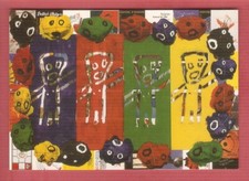 STEEN carte postale ARTISTE