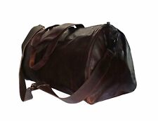 Bagage week-end nuit en cuir ciré véritable voyage homme sac de voyage vintage