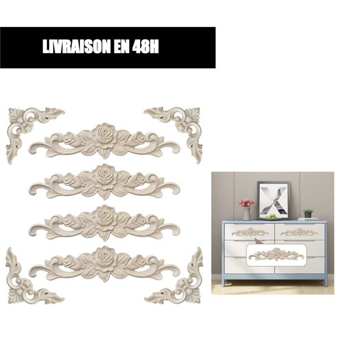 Ornements bois sculpté - 8,
