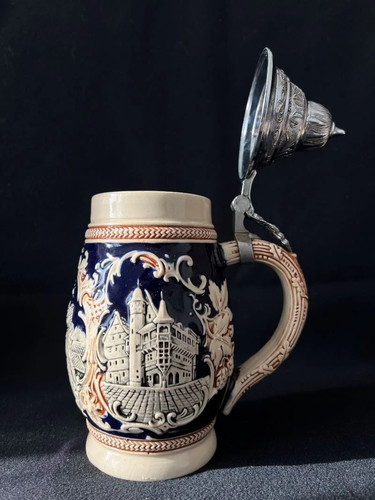 Chope bière vintage alsace - chope,