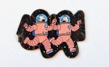 magnet  aimanté marque LU - BD Tintin on à marché sur la Lune - 1993 -