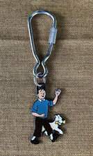 TINTIN / HERGÉ   PORTE-CLE  TINTIN et MILOU  CORNER / ATLAS   PARFAIT ETAT