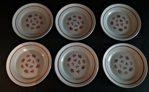 Série six assiettes plates - assiettes,