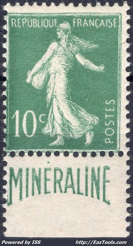 France semeuse 10c - france, vert