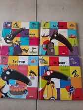 LOT DE 13 LIVRES - LOUP AUZOU + PELUCHE 