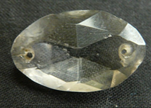 Pampille ovale facettes - pampille, à