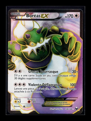 Carte pokémon boréas - carte,