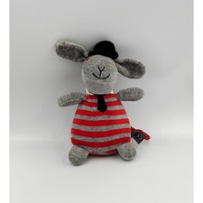 Doudou ane zèbre cheval gris