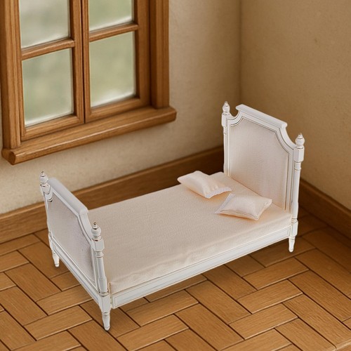 Lit double rustique bois - rustique, en