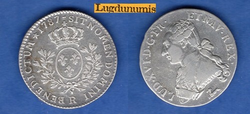Louis xvi écu 1787 - louis, r