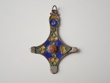 Pendentif Croix Courriel Vert