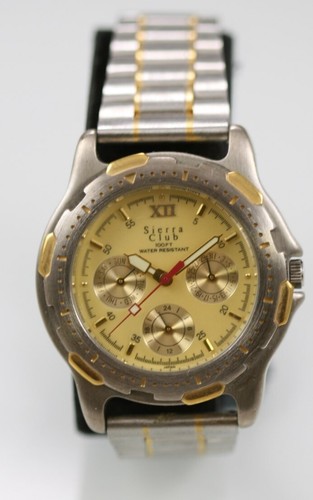 Sierra club montre homme acier - club,