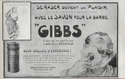 Publicité papier le savon - papier,