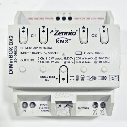 Zennio diminbox dx2 - dx2, zdi-dbdx2