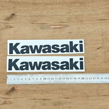 Autocollants kawasaki compatibles avec  moto 2 pièces 20 cm de longueur