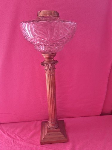 Grande lampe petrole - a, bronze