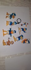 Walt Disney .Lot de 8 figurines DONALD .....Vintage .Rare