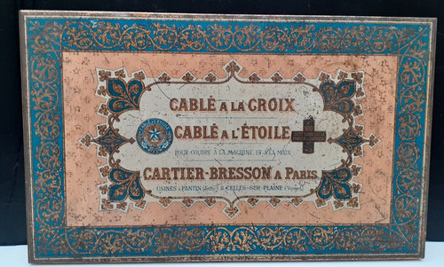 Boîte tôle lithographiée - boîte,