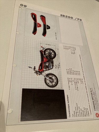 Yamaha sr500 1979 sr125se 1982 - yamaha,
