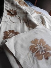 VINTAGE NAPPE + 12 SERVIETTES