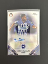 Topps Chrome 2024 #CA-SA Simon Adingra Auto Argent Prizm Brighton Hove Albion FC