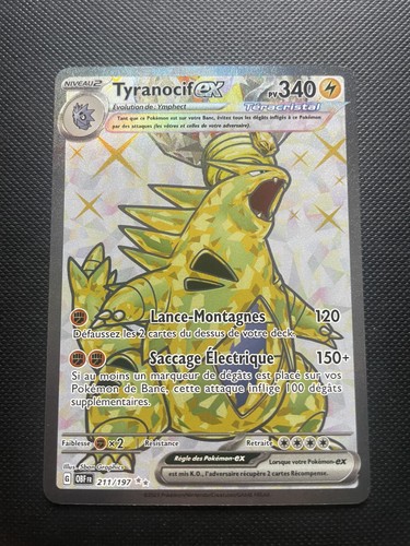 Carte pokemon tyranocif - carte,