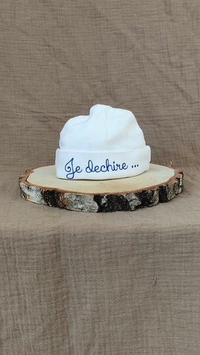 Bonnet naissance coton - naissance, en
