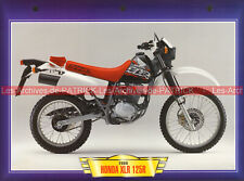 HONDA XLR 125 R XL125R XLR125 XL125R 2000 (1998-1999) : Fiche Moto #001021