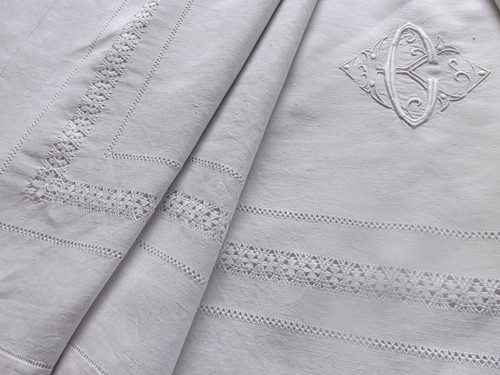 Drap pur fil lin - fil, lin,