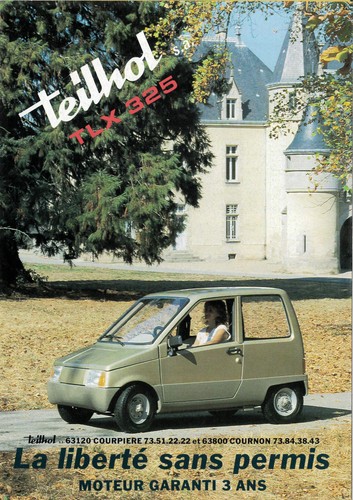 Catalogue brochure voiturette