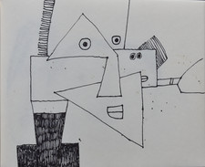 André Mathiau (1933-2013) - art brut (113) - encre