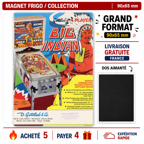 Magnet flyer pinball big - flyer,