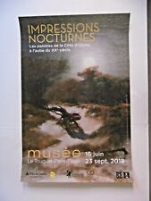 LAVEZZARI Jan affiche originale 2018 Dunes Arbres Le Touquet Côte d'Opale 