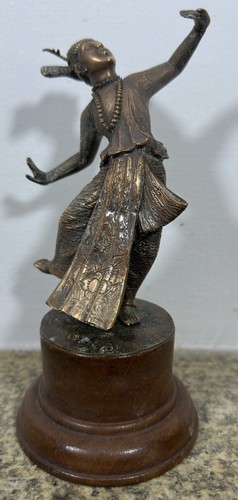 Danseuse asiatique bronze - danseuse,