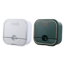 Porte-savon mural pratique avec protection contre l'humidité et drainage rapide