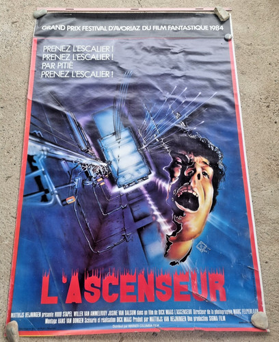 Ascenseur affiche originale - l'ascenseur,