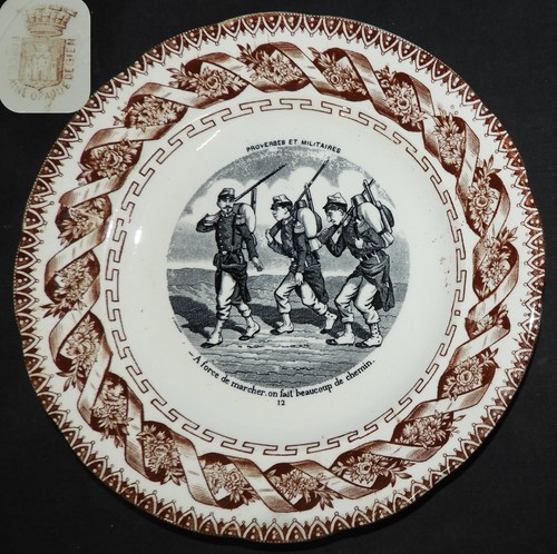 Gien xixème assiette - gien,