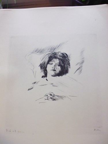 Gravure folio enfant - gravure, folio:l'enfant
