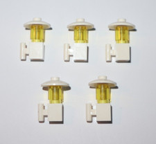 Lego ® City Lot 5 Lampe Lampion à Chapeau Maison Bâtiment Blanc White Light NEW