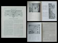 LA CONSTRUCTION MODERNE n°27- 1905 - NICE, ECOLE ARTS DECORATIFS, CHARLES DALMAS