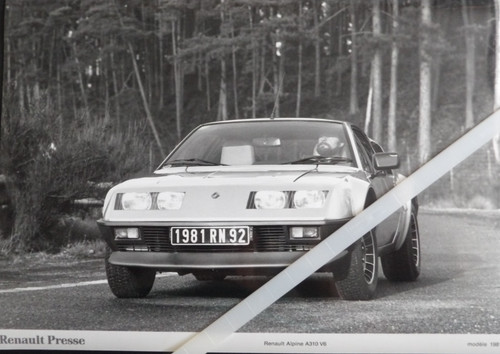 Photo presse renault alpine - renault, a