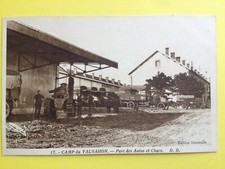 cpa 1935 FRANCE CAMP MILITAIRE du VALDAHON Parc des AUTOS et CHARS Camion Trucks