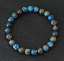 Bracelet de perles Jaspe océan, Sur mesure Homme Femme