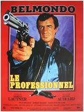 LE PROFESSIONNEL Affiche Cinéma 52 x 39 cm Movie Poster JEAN PAUL BELMONDO R1990