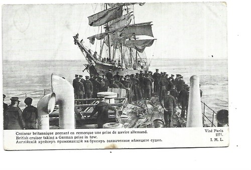 Marine guerre - guerre, 1914