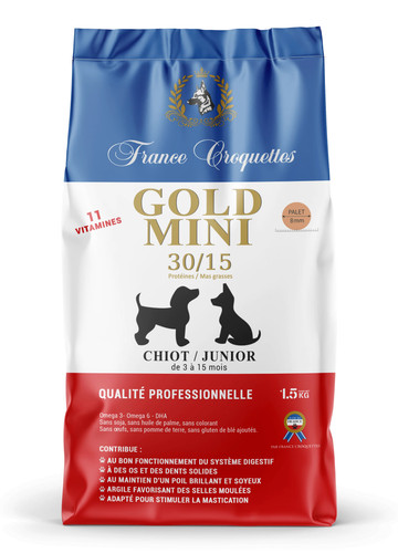 Croquette pour chien gold - chien, mini