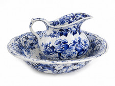 Ancien broc et cuvette Creil