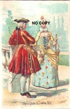 Chromo  BELLE JARDINIERE - Costumes : EPOQUE LOUIS XV